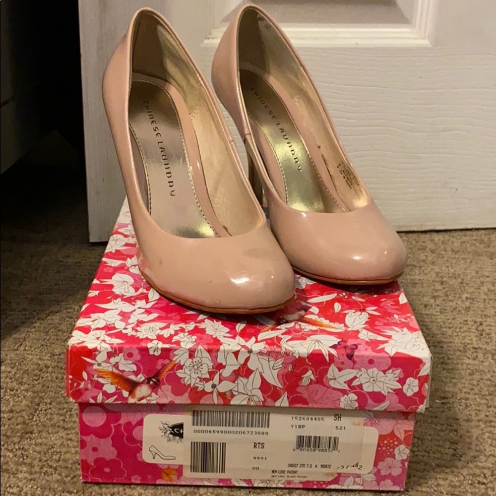 Vintage Chinese Laundry Heels - New Love Blush